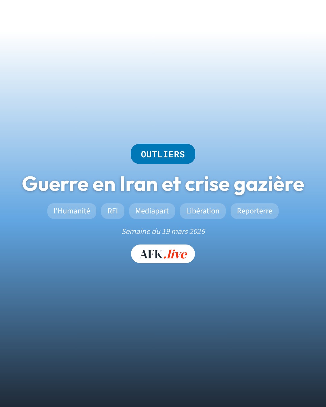 Guerre en Iran et crise gazière