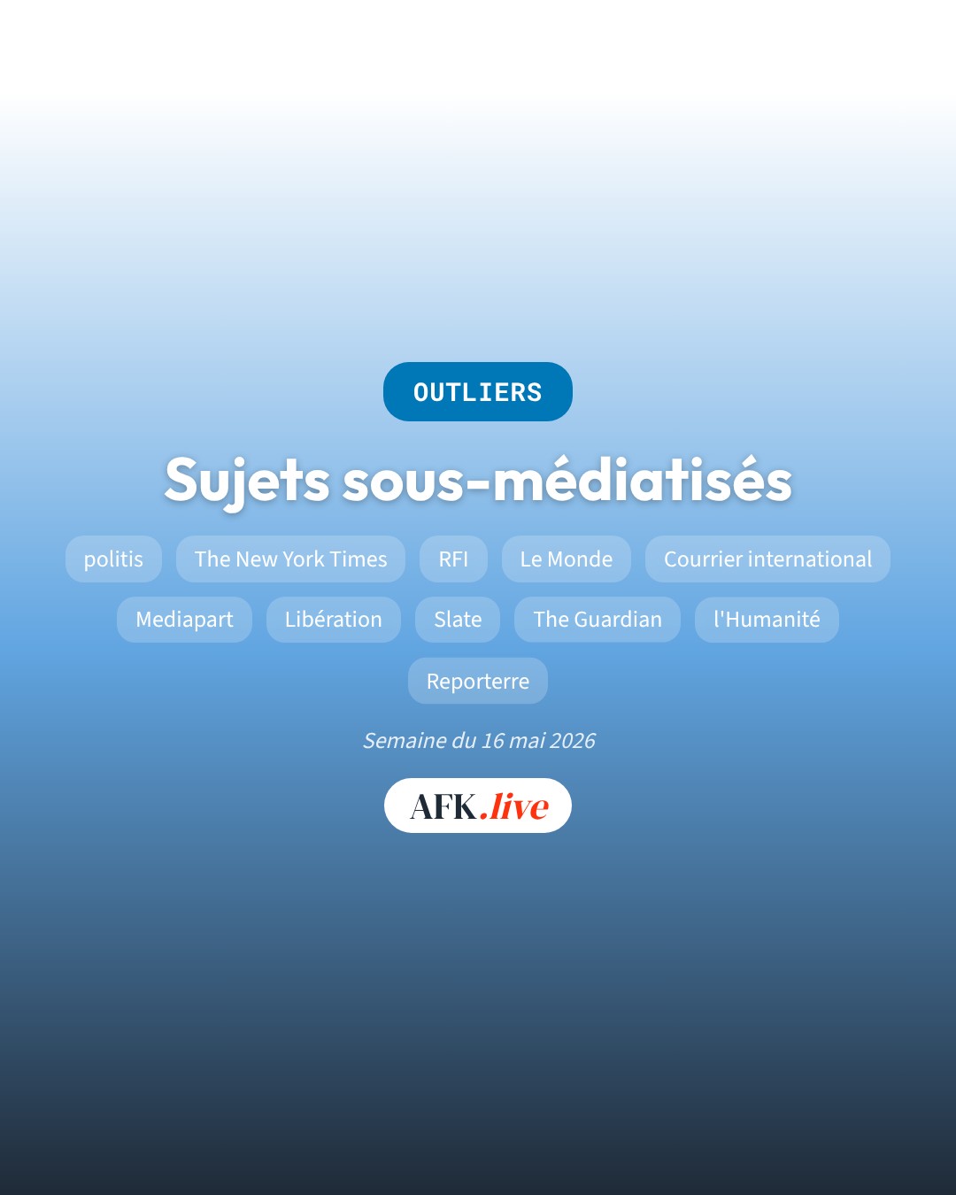 Sujets sous-médiatisés